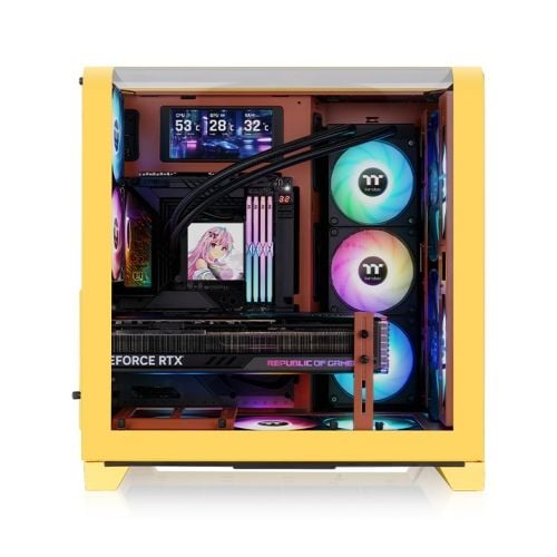 Thermaltake View 390 Air datorchassi ATX CA-11F-00MMWN-00, Butter Caramel