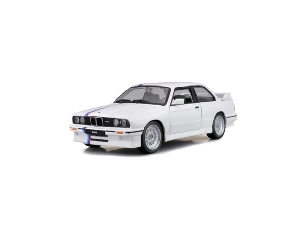 BBURAGO BMW M3 e30, Bybil, Montert på forhånd, 1:24, BMW M3 e30, Alle kjønn, Metall, Plast