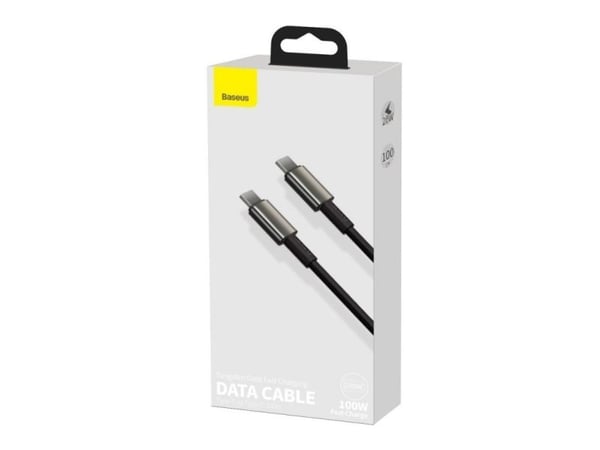 Baseus 6953156232051, 1 m, USB C, USB C, USB 2.0, 480 Mbit/s, Lajittelu