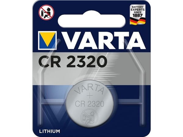 Varta CR2320 nappiparisto 3 V litium 135 mAh, 1 kpl