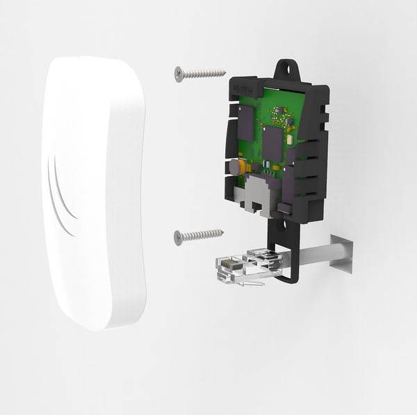 MikroTik RouterBOARD cAP lite - Trådløs forbindelse - Wi-Fi - 2.4 GHz - DC strøm - i loftet