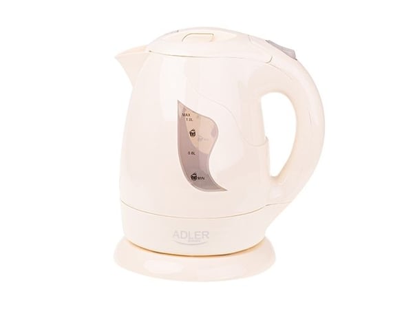 Adler AD 08b vannkoker 850 W 1 L, beige