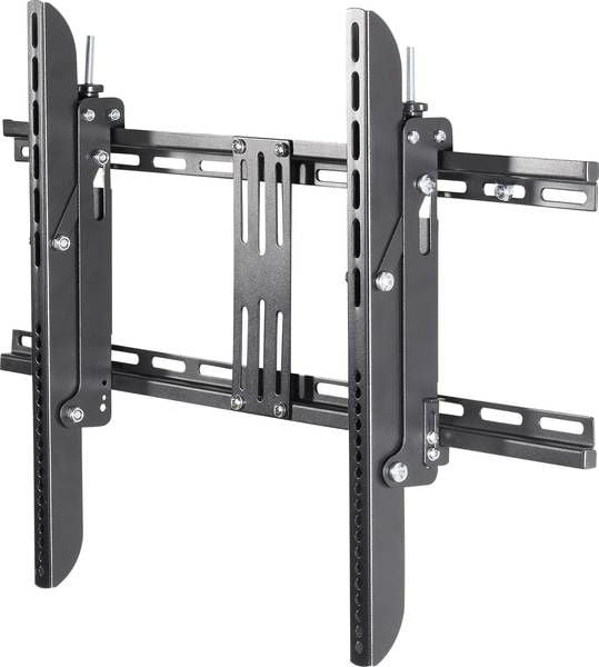 SpeaKa Professional SP-3957092, 160 cm (63"), 200 x 200 mm, 600 x 400 mm, -15 - 0°, Terästä, Musta