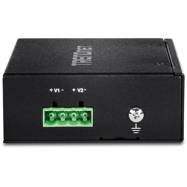 TRENDnet TI-PG50 industriell 5-porters Gigabit PoE+-svitsj for DIN-skinne