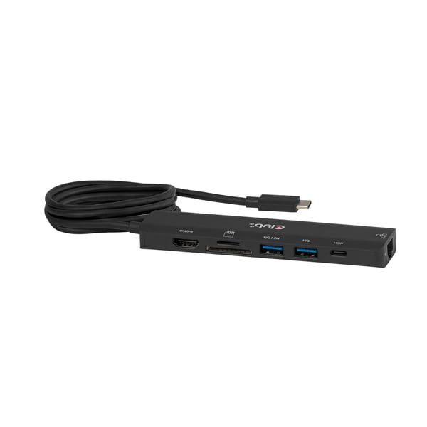 CLUB3D CSV-2555, kablet, 1000 Mbps, svart, 136 mm, 34 mm, 94,5 mm