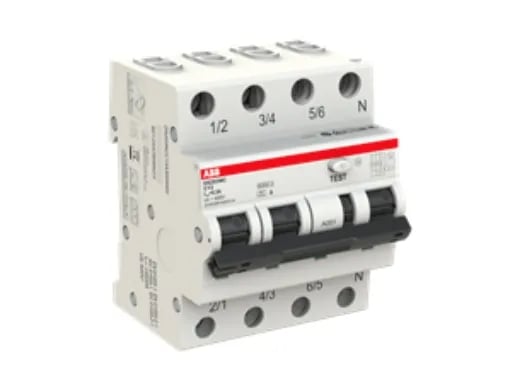 ABB DS203NC C20 A100, Pienoiskatkaisija, Tyyppi A, 6000 A, IP20