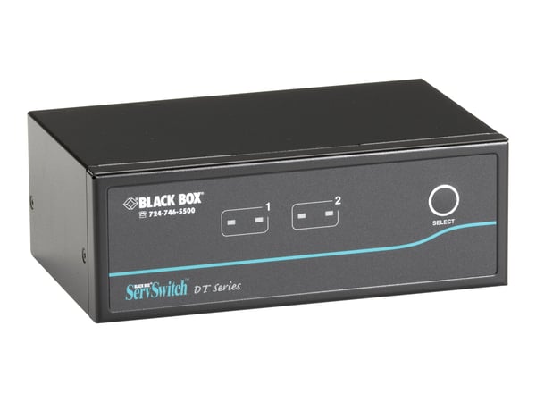 Black Box ServSwitch - KVM-svitsj - 2 x KVM port(s) - stasjonær