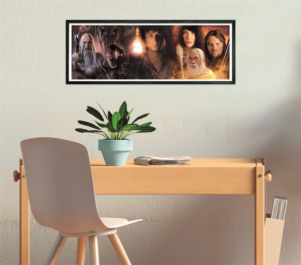 Clementoni Puslespil Panorama The Lord of The Rings, 1000 brikker