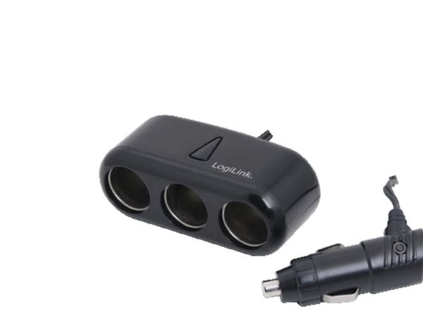 LogiLink PA0038, Automatisk, inomhus, Utomhus, AC, Cigarr tändare, USB, 5 A, Svart