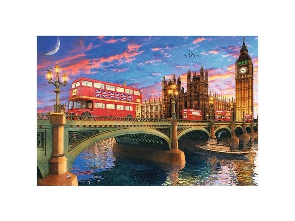Trefl Palace of Westminster, Big Ben, London, 500 styck, Stad