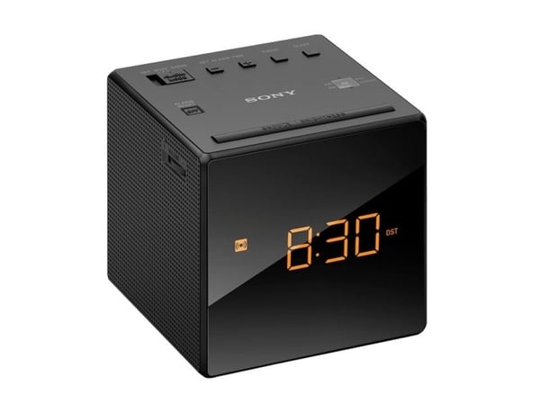Sony ICF-C1 - Klockradio - 100 mW - svart