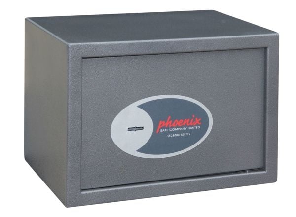 Phoenix Safe Co. SS0802K, 17 L, Grafiitti, Avain, Terästä, Lattia/seinä, 350 mm