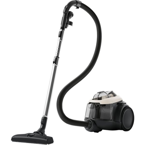 Electrolux EL61H4SW, Pussiton, Musta, Valkoinen, 9 m, Liuku, 2 renkaita, Kuiva