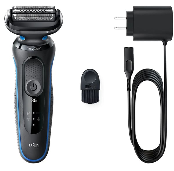 Braun Series 5 51-B1000s verkkoparranajokone 50 min Wet & Dry, musta