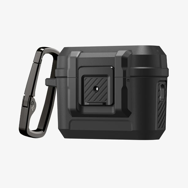 Spigen Lock Fit, låda, polykarbonat (PC), termoplastisk polyuretan (TPU), svart