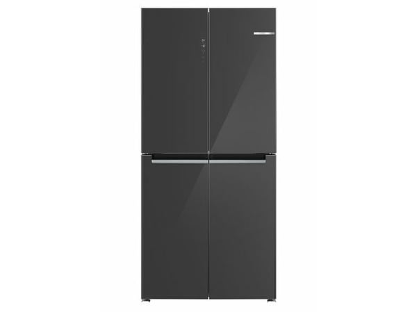 Bosch Serie 4 KMC85LEEA, Vapaasti seisova, Ranskalainen ovi, Harmaa, Lasi, Vierekkäin, 547 L