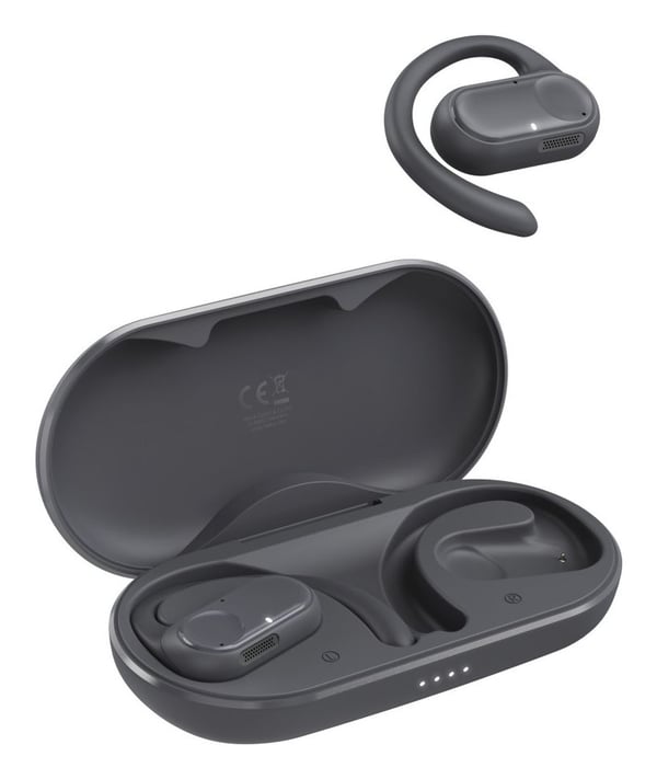 Hama Spirit Open, True Wireless Stereo (TWS), 80 - 15000 Hz, Puhelut/Musiikki, 90 g, Kuulokkeet, musta