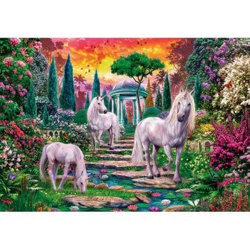 Clementoni Puslespil HQC Classical Garden Unicorns, 2000 brikker