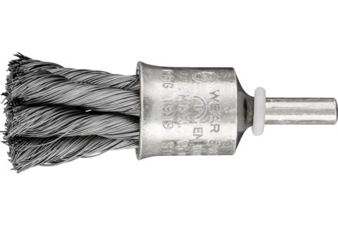 PFERD 43207012, Kopp stålbørste, 6 mm, 1,9 cm, 20000 RPM, 10 stykker