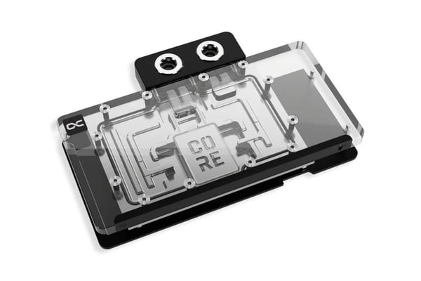 Alphacool Core RX 9070 XT Steel Legend transparent/chrom inkl. Backplate (14806)