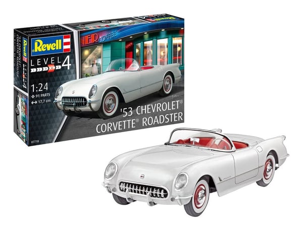 Revell 07718 1953 Corvette Roadster auton pienoissarja 1:24