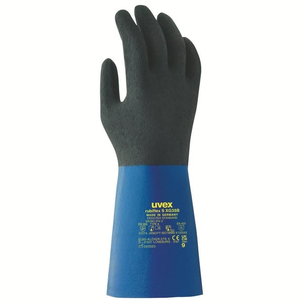 Uvex 6055711, Svart, Blå, Vuxen, Vuxen, Unisex, Tyska, 1 styck