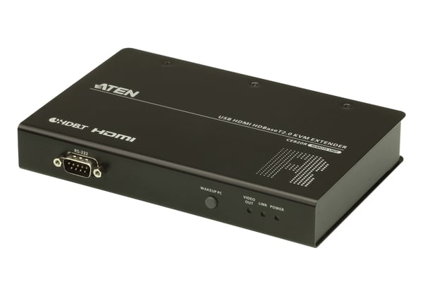 ATEN CE820R-ATA-G, Vastaanotin, Langallinen, 150 m, Cat5e, Cat6, Cat6a, 4096 x 2160 pikseliä, musta
