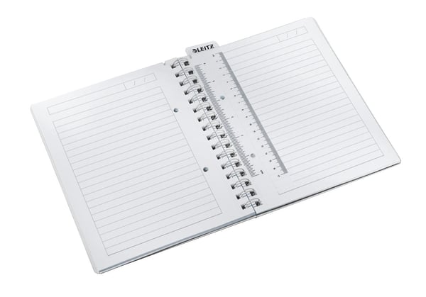 Leitz Notatbok WOW PP A5 Linjer 80 ark, Monokromatisk, Blå, A5, 80 ark, 80 g/m², Linjerte ark