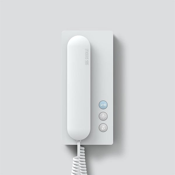 Siedle BTS 850-02W bustelefon, vit, utanpåliggande, för In-Home
