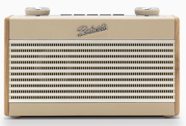 Roberts Radio Rambler Uno, Bærbar, Digital, DAB, DAB+, FM, 3,5 mm, Bamboo, Cremefarvet, Aluminium, Bamboo