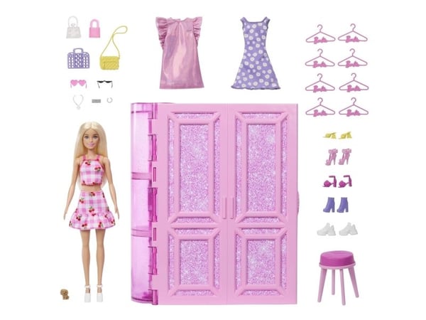 Barbie Fashion Fun Dream Closet med docka