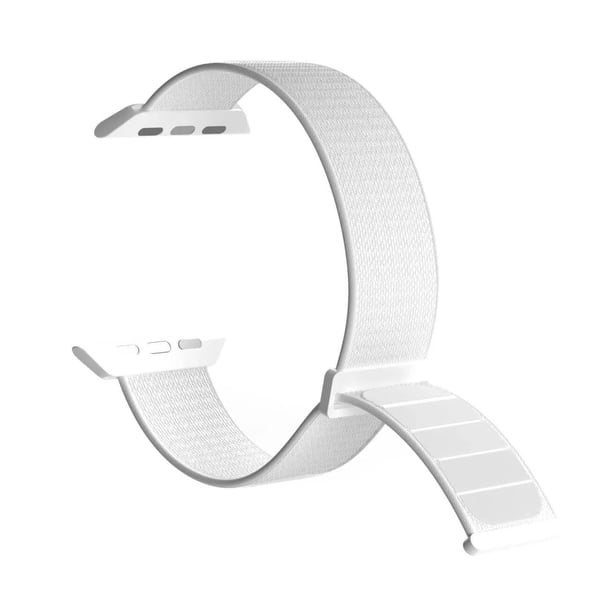 PURO Nylon Sport - hihna Apple Watch 42/44/45/49 mm:lle (valkoinen)
