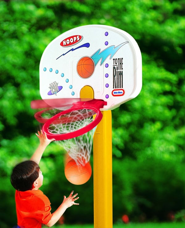 Little Tikes Easy Stora Basketball Set