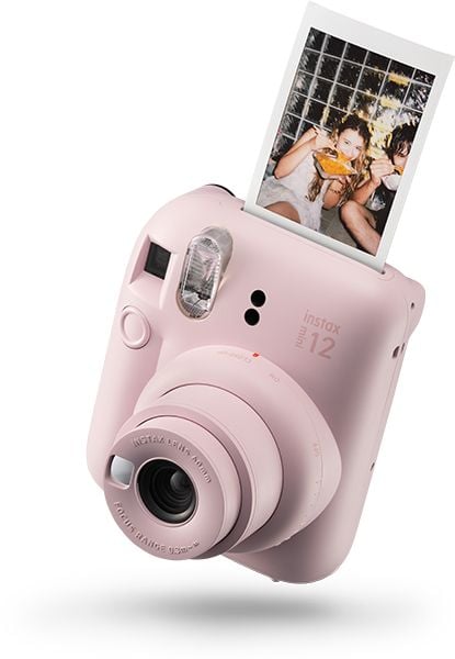 Fujifilm Instax Mini 12 instantkamera 60 mm-objektiv, blomsterrosa