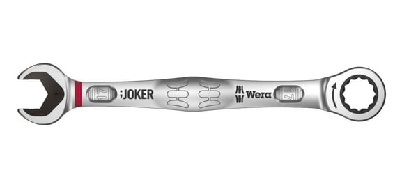 Wera Joker, 17 mm, Ruostumaton teräs, Terästä, Matta, Saksa, 37,2 mm