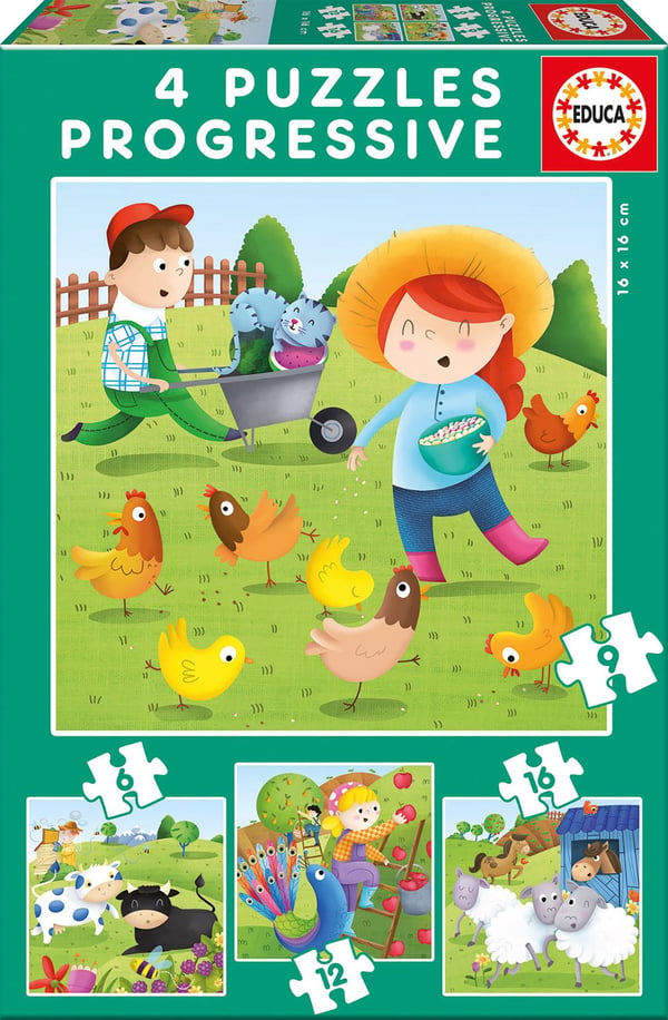 Educa 6-9-12-16 Farm Animals