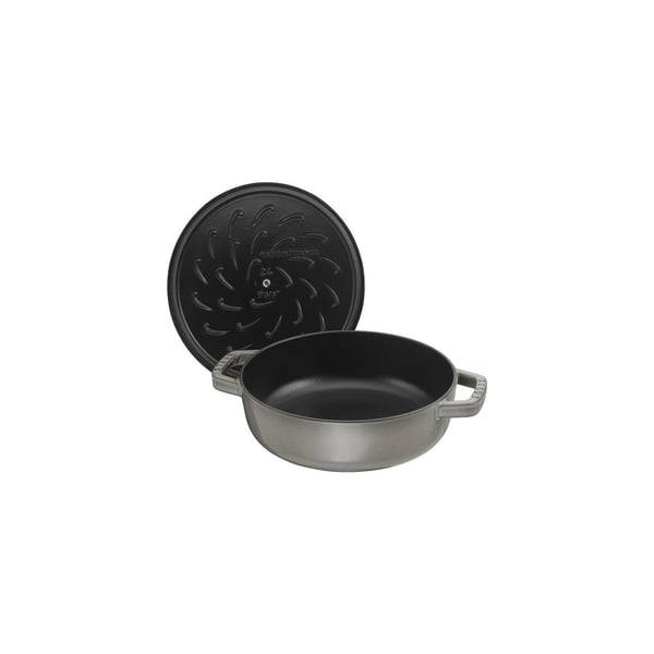 ZWILLING STAUB BRAISERS, Rund, Sautépanne, Grå, Emalje, -20 °C, 240 °C