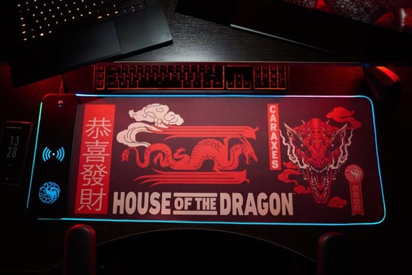 Numskull Hiirimatto Dragons House + langaton lataus 30x80cm