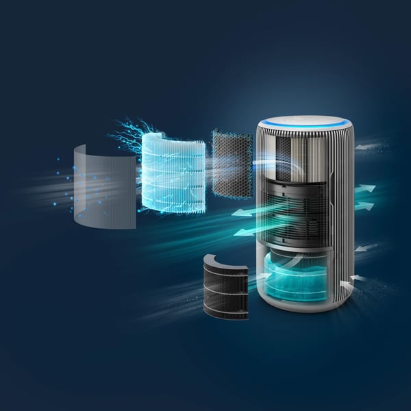 Philips PureProtect Water 3400 AC3420/10 ilmanpuhdistin/kostutin 300 m³/h 51 dB