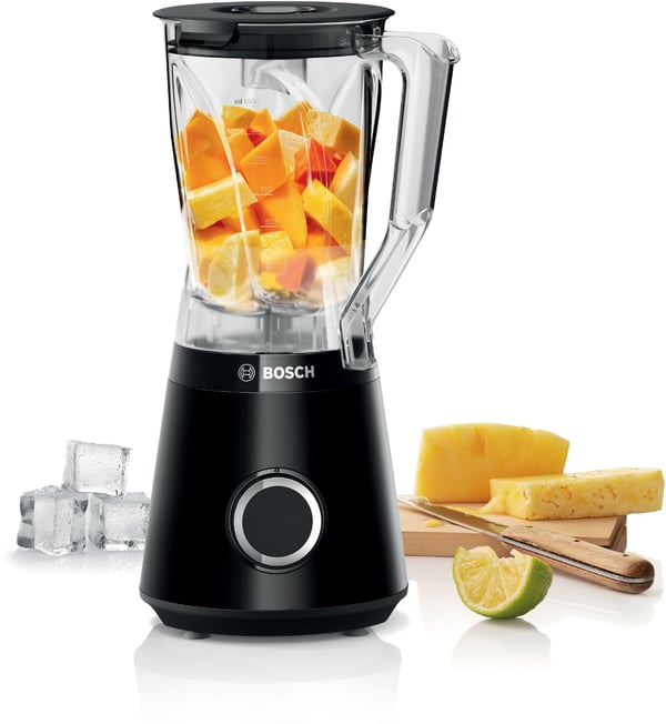 Bosch Serie 4 MMB6141B, Pöydällä pidettävä tehosekoitin, 1,5 L, Syke-toiminto, Jäänmurskaus, 1 m, 1200 W