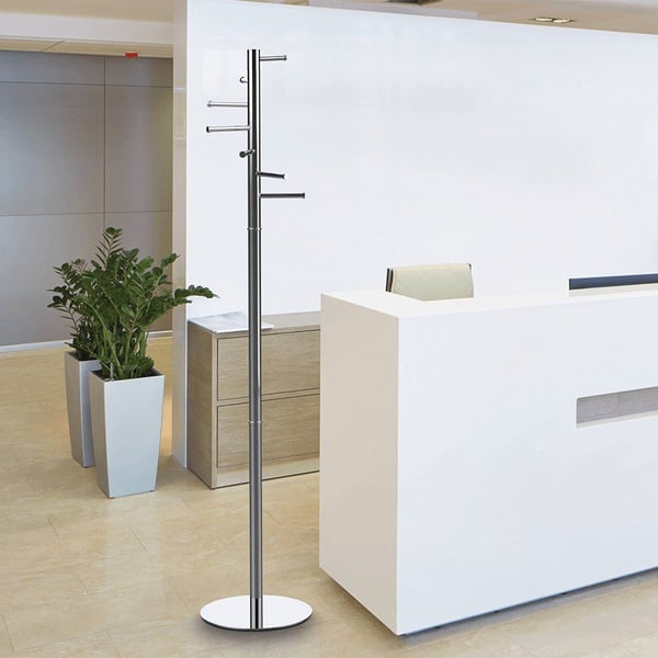 Coat stand, caurus chrome