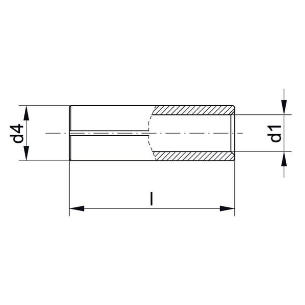 Klauke RH3516 reducerhylsa med dragavlastning 16 mm² till 35 mm² 1 st