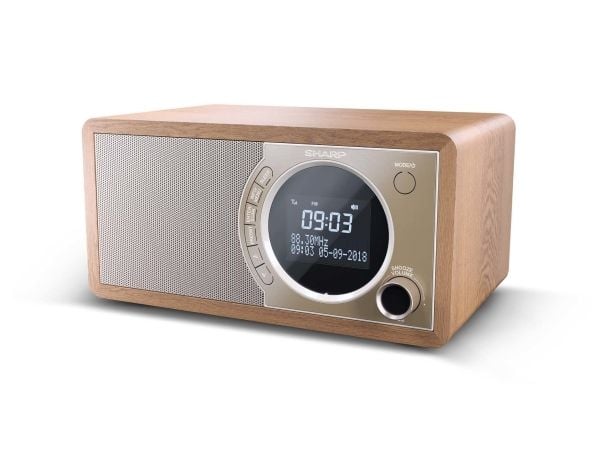 Sharp DR-450 - DAB-radio - 3 watt (Total) - brun