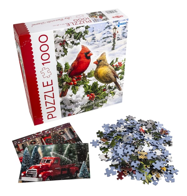 Tactic Puzzle Lovers Birds on Branch 1000 pcs puzzle