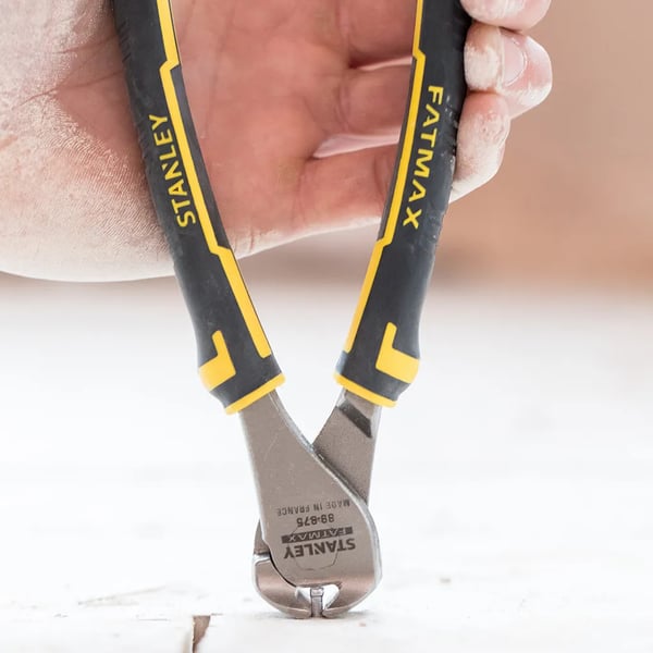 Stanley 0-89-875, Päätyleikkuripihdit, 2,2 cm, Musta, Keltainen, 160 mm