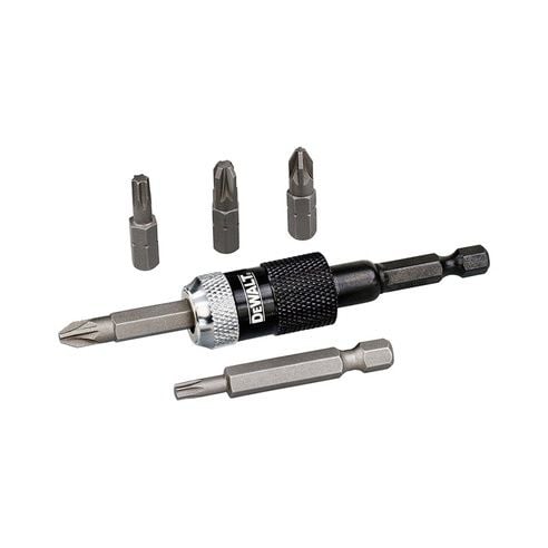 DeWALT - Skruvmejselbitsats - 6 delar - pozidriv, torx - PZ2, PZ3, T25, T20 - längd: 25 mm, 50 mm
