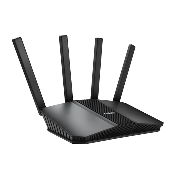 ASUS RT-BE55, Wi-Fi 7 (802.11be), Kaksitaajuus (2,4 GHz/5 GHz), Ethernet LAN, musta, Pöytäreititin