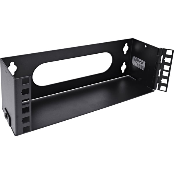 InLine 10" Mini Rack for veggmontering 2U 7,6 cm dybde svart (10102A)
