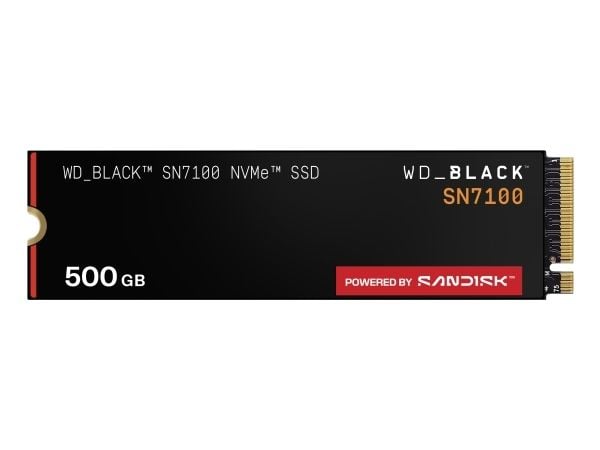 WD_BLACK SN7100 SSD 500 GB M.2 2280 PCIe 4.0 6800 MB/s WDS500G4X0E-00CJA0