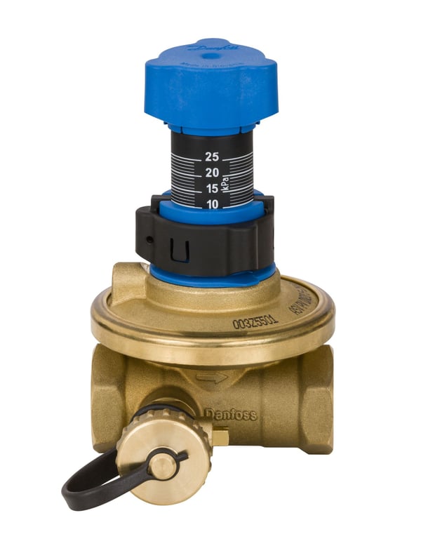 Danfoss ASV-PV-4G DN25 - 5-25 kPa KVS 4,0-indregulering ventil differenstryk reg.
